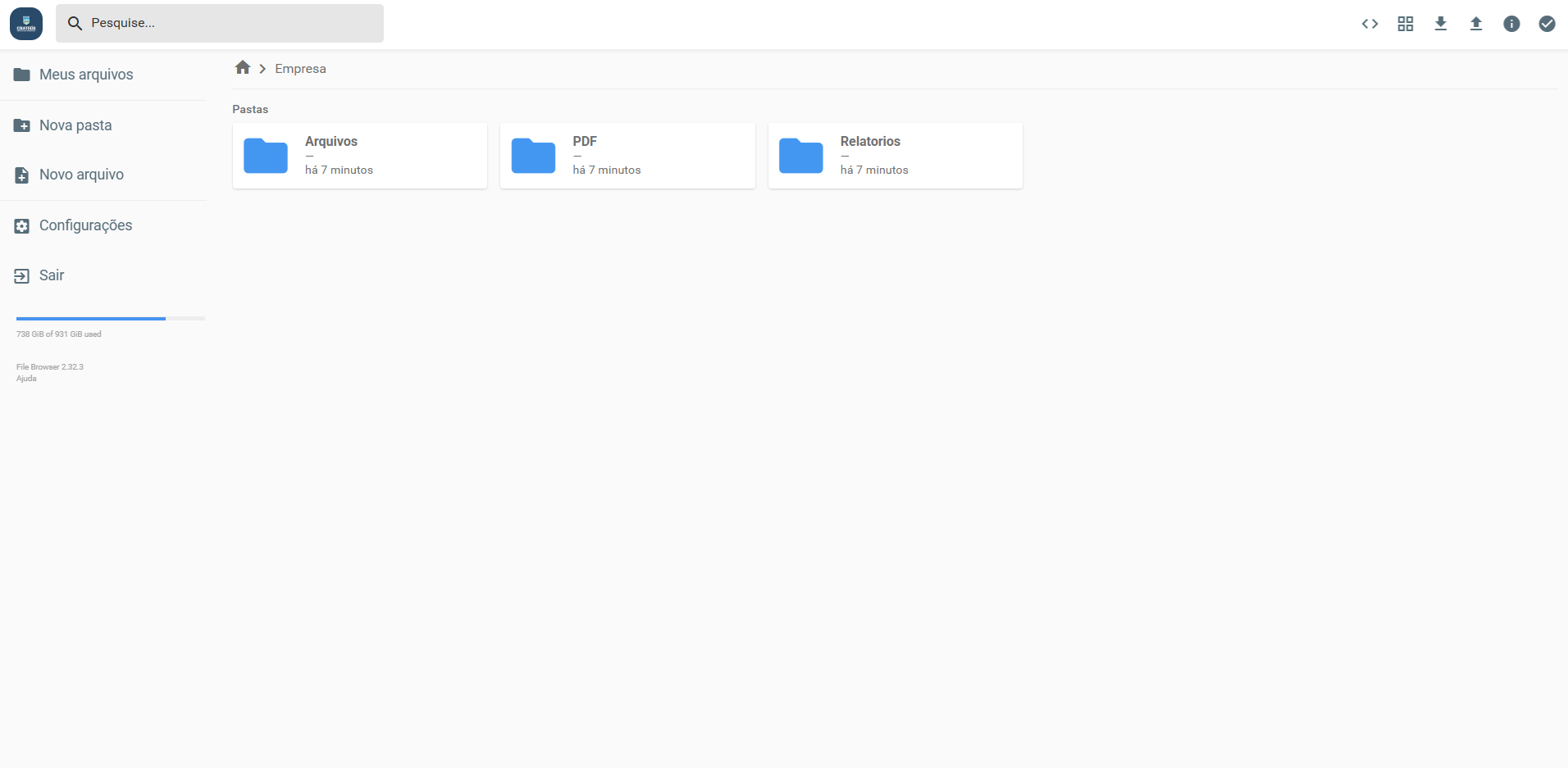 Sistema de Arquivos - Screenshot 4